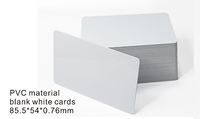 Carte en PVC vierge, plastique imperméable, double face, imprimable par jet d'encre, pour imprimantes à jet d'encre