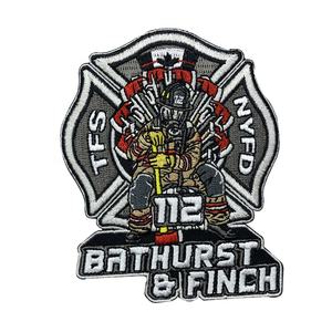 Écusson personnalisé sublimé pour pompiers, à coller au fer, auto-adhésif, avec boucle et crochet, pour le service d'incendie. Uniforme - Product Image 5