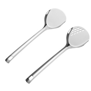 Juego de espátulas de acero inoxidable 304, 2 piezas, utensilio de cocina multiusos para freír y rehurgutinar, uso en la cocina - Product Image 5