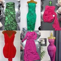 Robe maxi modeste Shieen |   Robe à bretelles fines en tissu à taille naturelle |   Mode tendance pour femmes |   Stock de liquidation de qualité boutique
