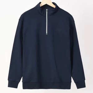 Consegna Rapida Felpa con Zip a un Quarto Oversize con Design a Spalla Scesa e Giacca da Uomo di Qualità Superiore - Product Image 6