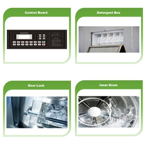 Lavadora Industrial Comercial de Gran Tamaño, de Alta Resistencia, Montaje Fijo, Equipo de Limpieza de <span class=keywords><strong>Ropa</strong></span>, Lavadora-Extractora 100KG 150KG - Product Image 2