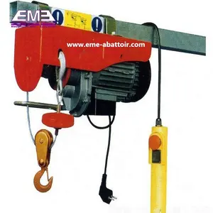 Pig Abattoir Pork processing Plant Carcass Hoist Machine For Pig Slaughter System