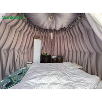 Maison préfabriquée en SK-D01 dôme de lucarne transparent en polycarbonate stable et solide OEM/ODM tente à bulles extérieure tente de glamping étanche pour hôtel