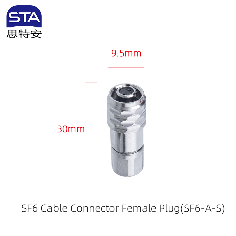 Straight Female Plug