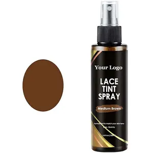 Spray de tinta de renda para cabelo, spray personalizado do laço do oem/mm, etiqueta privada, pulverizador de cor do laço, preço no atacado