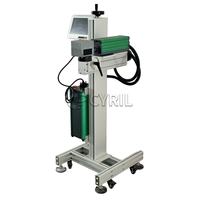 Machine de codage laser à fibre électrique RAYCUS haute vitesse et haute précision 20W 30W 50W 100W pour le métal, le plastique, les bouteilles, les cartons et les sacs