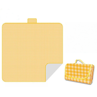 Tapis de pique-nique extérieur de haute qualité, portable, pour voyage, camping, plage, imperméable, avec logo, extra large, vente en gros, direct usine