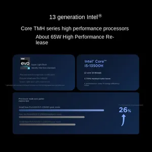 Laptop chơi game cá nhân Lenovo XiaoXin <span class=keywords><strong>Pro</strong></span> 14 hiệu năng cao, chip Intel Core I5-13500H, RAM 16GB LPDDR5, SSD 1TB, màn hình 14 inch 2.8K 120Hz IPS - Product Image 2