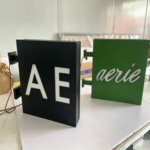 Custom outdoor double-sided 3D acrylic lightbox LED signage display panels, suitable for restaurant, cafe, and shop <b>signs</b>. - Product Image 2