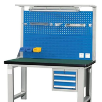 Établi robuste pour atelier Chariot à outils OBM personnalisable Fer en métal en acier inoxydable pour chariot à outils