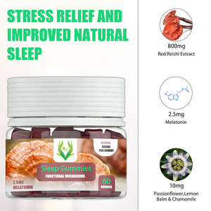 OEM Sleep Gummies Mushroom Extract Mood Sleep Stress Relief and Improved Natural Sleep <b>Supplement</b> - Product Image 4