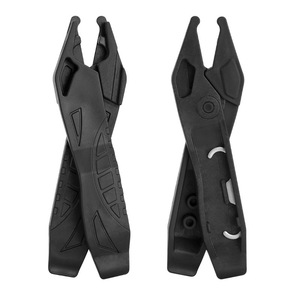 Herramienta Desmonta Neumáticos Multifunción de Plástico POM Resistente con Punta de Desinflado, Gancho para Cadena y Almacenamiento, para Reparación de Bicicletas de Montaña y Carretera, Negro, 13cm - Product Image 5
