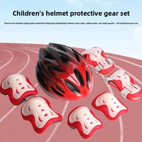 Lot de 7 casques lumineux en PC, EPS, PP pour enfants – Ensemble de protection pour le cyclisme des enfants