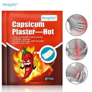 Cerotti al Capsico Hengshe, 8 Pezzi <span class=keywords><strong>per</strong></span> il Sollievo a Lunga Durata da Dolori Muscolari, Articolari e alla Schiena - Product Image 1