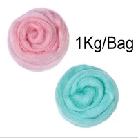 HOT Selling Wholesale Cheap Bulk 100% Wool Yarn DIY Craft Material Wool Fiber Roving
