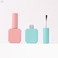 Meilleures ventes 2026 – Flacon de vernis à ongles gel 12ml 15ml personnalisé avec logo, sérigraphie couleur unique, avec bouchon et pinceaux