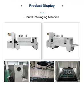 Fully Automatic Heat <b>Shrink</b> Film Packaging Machine for Beverage Carton & Gift Box L-Type Sealing & Cutting 220V 460kg - Product Image 3