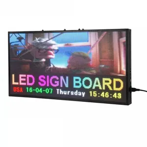 Indoor Outdoor P10 P8 P6 P5 P4 Programmable Small Led Screen Sign Moving Text Message Scrolling Led Display