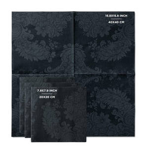 กระดาษเช็ดปาก3ชั้นคุณภาพสูงพิมพ์โลโก้รูปสัตว์สำหรับงานแต่งงานผ้าเช็ดปากสี - Product Image 1