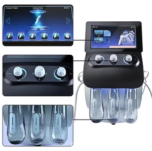 Appareil portable de microdermabrasion au diamant H2O, nouvelle technologie, nettoyage en profondeur à bulles d'oxygène, machine sur pied en plastique ABS, pour le <span class=keywords><strong>visage</strong></span> (AU/US) - Product Image 4