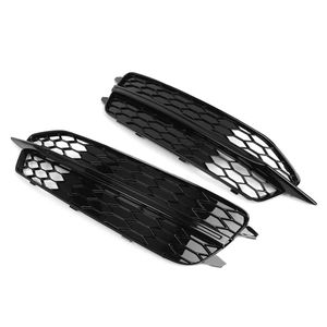 Biseles para Faros Antiniebla de Audi A6 2012-2014, Cubiertas de Rejilla de Parachoques Delantero de Plástico ABS con Clip, Moldura Central Inferior - Product Image 4