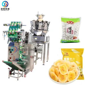 JB-300LD muz cips paketleme makinesi 500g 1kg çerez Packer paket hattı kılıfı çanta yapma makinesi