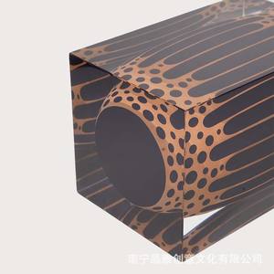 Florero Acrílico de Diseño Art Deco, Recipiente de Vidrio Transparente para Decoración de Sala de Estar - Product Image 5