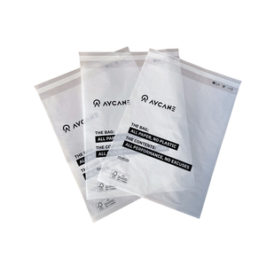 Bolsa de embalaje de laminación en relieve degradable reciclable de papel Kraft translúcido impreso personalizado para café y ropa - Product Image 2