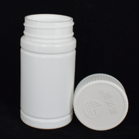 Emballage pharmaceutique de bouteille en plastique du HDPE 100ML pour la capsule de comprimé de pilule avec la couleur faite sur commande de bouchon à vis