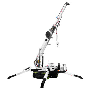 Fabricant chinois 10m 20m 5 tonnes 8 tonnes grue araignée portable adaptée aux opérations de levage sur des terrains étroits et inégaux - Product Image 3
