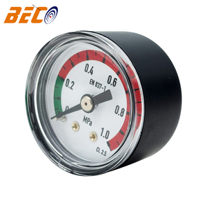 Jauge de pression noire de 40mm d'alimentation d'usine pour le jauge de pression générale de traitement de l'eau 1MPA - Product Image 3