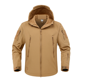 Chaqueta Táctica de Combate HBJ01 en Negro, Gris, Verde, Caqui y Marrón, Impermeable, con Cierre en la Parte Inferior del Brazo, Multibolsillos, de Alta Calidad - Product Image 2