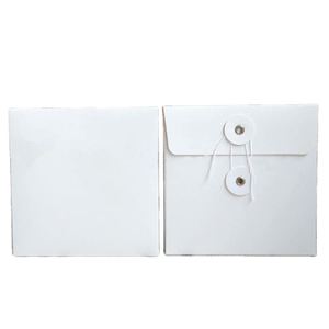Sobres de Papel Kraft Negro y Marrón para Joyería, Impresión Personalizada, con Botón y Cordón - Product Image 1