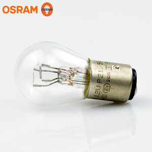 หลอดไฟ<span class=keywords><strong>เบรก</strong></span>และไฟท้ายรถยนต์ใหม่ของออสแรม รุ่น P21/5W 7528 ไส้หลอดคู่ ฐานสูง-ต่ำ และ 7506 ไส้หลอดเดี่ยว ฐานแบน - Product Image 2