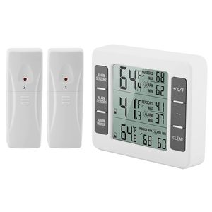WiFi Indoor <b>Outdoor</b> Temperature Controller Humidity Meter Wireless Large Screen Perpetual Calendar <b>Thermometer</b> OEM 3-Year - Product Image 1