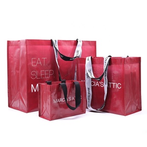 Sacolas de Compras Reutilizáveis Personalizadas em PP Laminado com Logo Impresso - Product Image 1