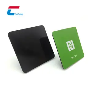 UID 可打印抗金属环氧 rfid 冰箱磁铁标签 nfc 卡