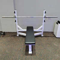 Équipement de musculation, machines d'entraînement à charge de plaques, utilisation commerciale, musculation, fitness, rack combiné, banc de musculation plat