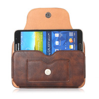 Étui de ceinture rétro en cuir PU avec clip, sacoche de taille pour téléphone portable, pochette pour iPhone 18 Pro Max S26 Ultra