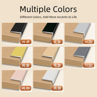 Profilé d'angle en alliage d'aluminium en forme de L, garniture de bordure de carrelage moderne, résistant à l'humidité, durable, écologique, décoratif pour mur