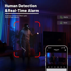 كاميرا مراقبة لاسلكية من سونيفيجن تعمل بتقنية واي فاي للاستخدام الخارجي مع رؤية ليلية وعدسة مزدوجة وشاشة مزدوجة مقاومة للماء بتصميم شعبي لنظام الأمن - Product Image 5