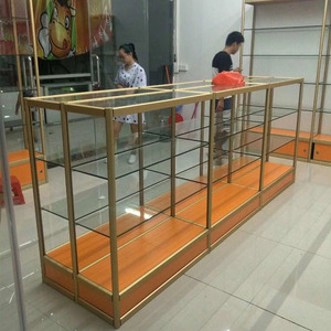 Bán buôn thực tế kính hiển thị trường hợp với đèn LED thêm tầm nhìn Showcase có thể khóa khói cửa hàng hiển thị truy cập - Product Image 1