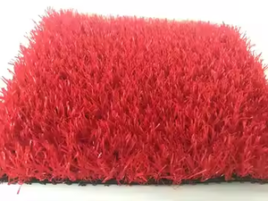 Precio bajo Campo al aire libre Color rojo Decoración de jardín Césped Hierba sintética - Product Image 2