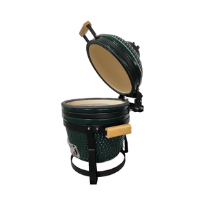 KIMSTONE <strong>Best</strong> Seller 13-Inch Ceramic Kamado Smoker Modern Design with Trolley for Garden BBQ <strong>Grilling</strong> High Quality - Product Image 3