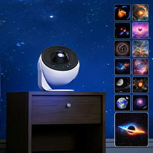 Projecteur d'étoiles LED rechargeable par USB portable pour les voyages, le camping et la décoration intérieure de voiture avec batterie - Product Image 1