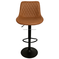 Offre limitée Chaise TUQ Vintage Marron Meubles de bar pour bar à cocktails Chaises de bar minimalistes pour discothèque Lounge