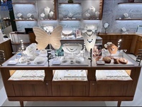 Vitrine de magasin de bijoux sur mesure avec éclairage LED - Vitrines et armoires d'exposition modernes