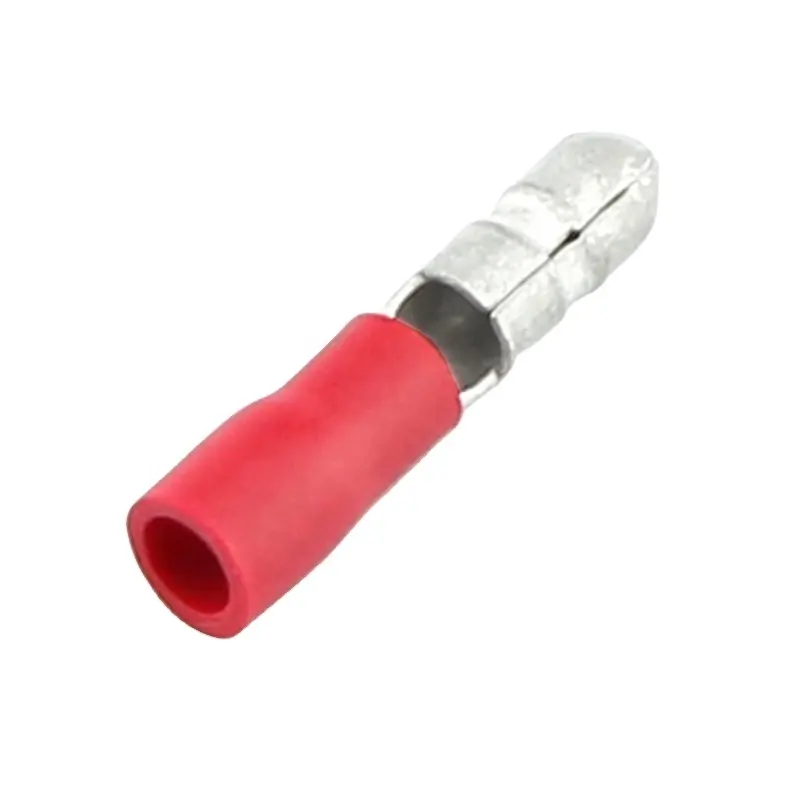 MPD1.25-156 RED 22-16A.W.G diameter vinyl-insulated male bullets terminals