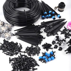 Garden Automatic Drip Irrigation System Kit 1/4" Blank Distribution Tubing Watering Kit for <b>Greenhouse</b> Patio 18812-18813-18814-1 - Product Image 2